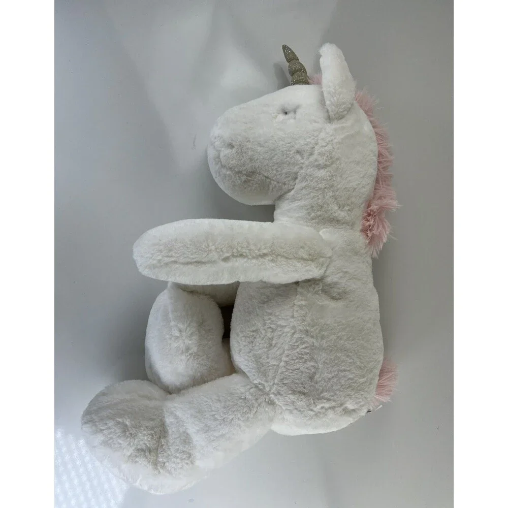 Mudpie Large Stuffed Animal Plush Unicorn Pony Horse Lovey Toy 15” Gift Toy